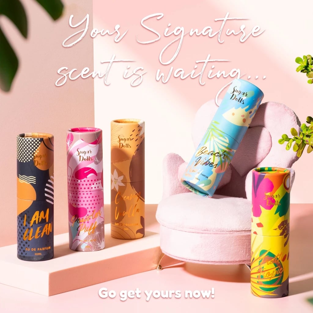 Sugar Dolls Fragrance 30ml with Canister Long Lasting Scents Perfume