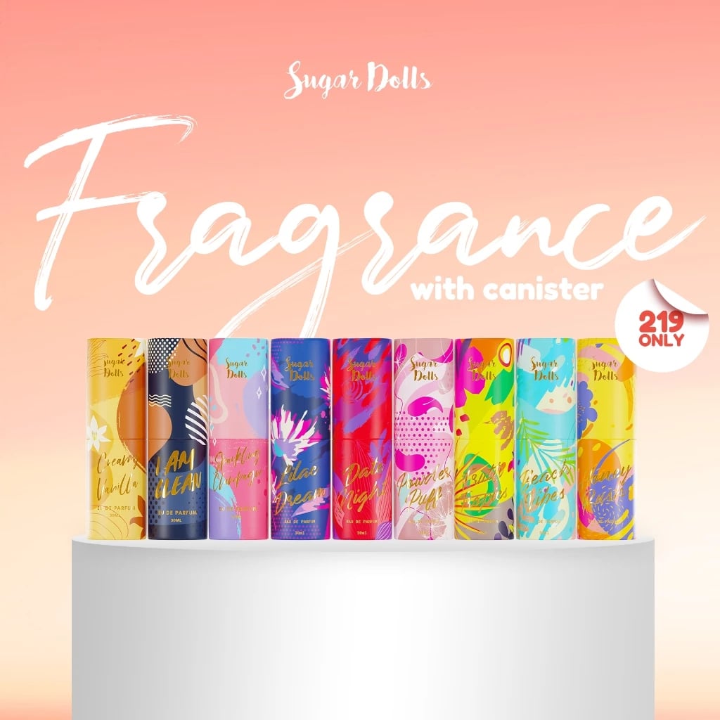Sugar Dolls Fragrance 30ml with Canister Long Lasting Scents Perfume