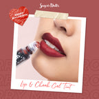 Sugar Dolls Lip & Cheek Gel Tint The Original Long Lasting, Pigmented, Lightweight, Makeup, Glossy
