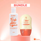 Sugar Dolls 60ml Sunscreen + Fresh Glow Essence Toner 120ml The Alternative Maintenance set