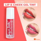 Sugar Dolls Lip & Cheek Gel Tint The Original Long Lasting, Pigmented, Lightweight, Makeup, Glossy