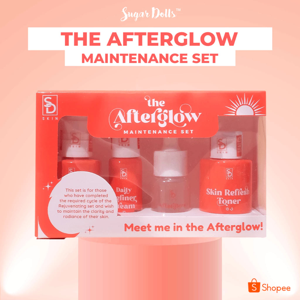 Sugar Dolls The AfterGlow Maintenance Set - for all skin type, whitening, Brightening, moisturizing,