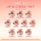 Sugar Dolls Lip & Cheek Gel Tint The Original Long Lasting, Pigmented, Lightweight, Makeup, Glossy