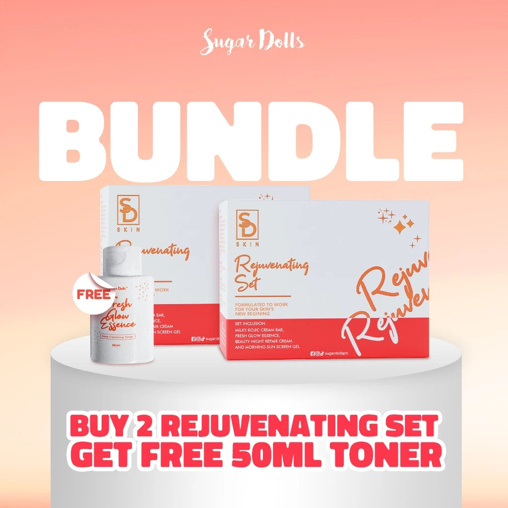 Sugar Dolls Buy 2 Rejuvenating Set Get 1 Free Toner 50ml Skincare Skin Repair Comfort Anti Aging