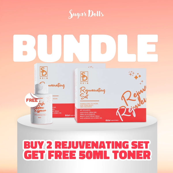 Sugar Dolls Buy 2 Rejuvenating Set Get 1 Free Toner 50ml Skincare Skin Repair Comfort Anti Aging