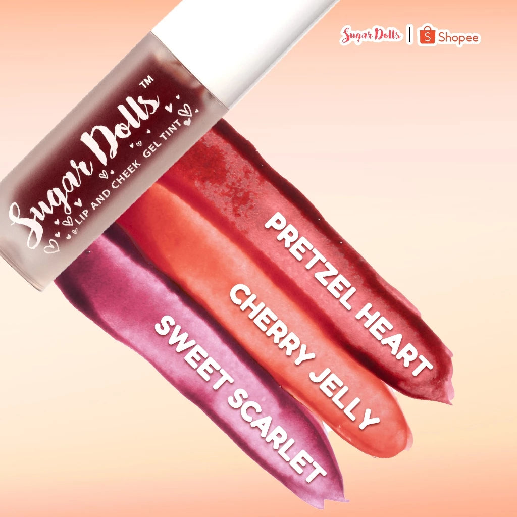 Sugar Dolls Lip And Cheek Gel Tint Trio