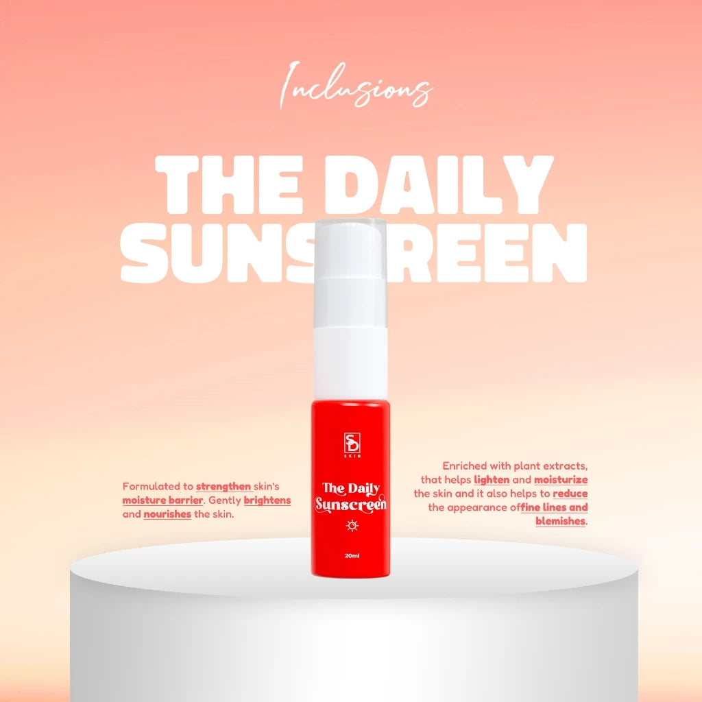 Sugar Dolls The AfterGlow Maintenance Set - for all skin type, whitening, Brightening, moisturizing,