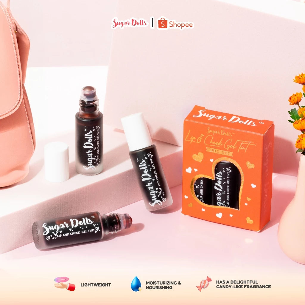 Sugar Dolls Lip And Cheek Gel Tint Trio